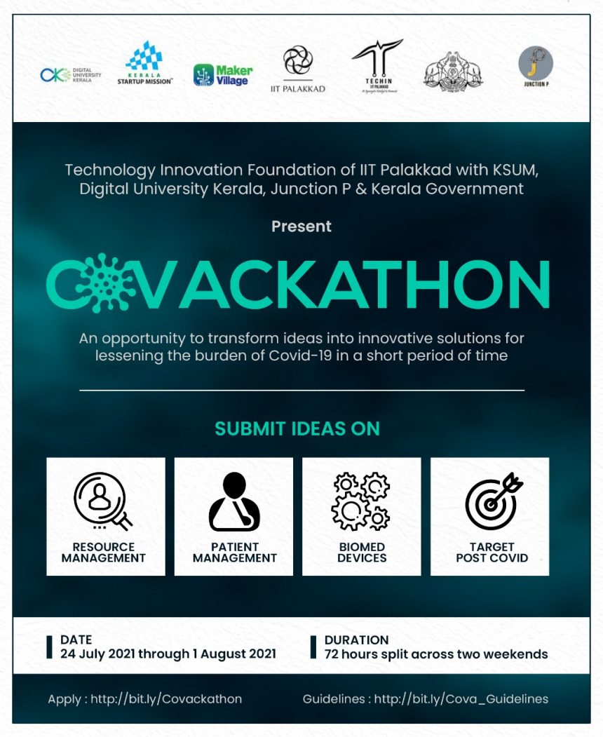 IIT Palakkad invites application for ‘Covackathon’